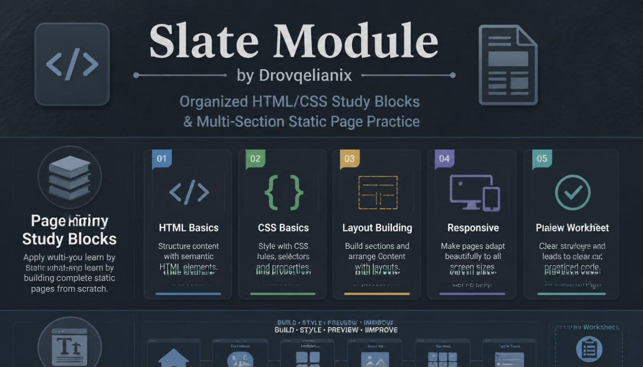 slate module infographic